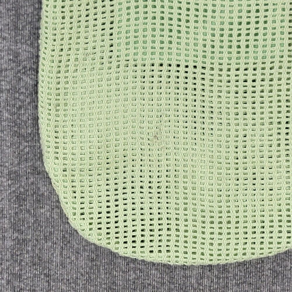 Sand Cloud Crochet Tote Green 100% Organic Cotton Mesh Boho Market Shoulder Bag - Picture 8 of 11